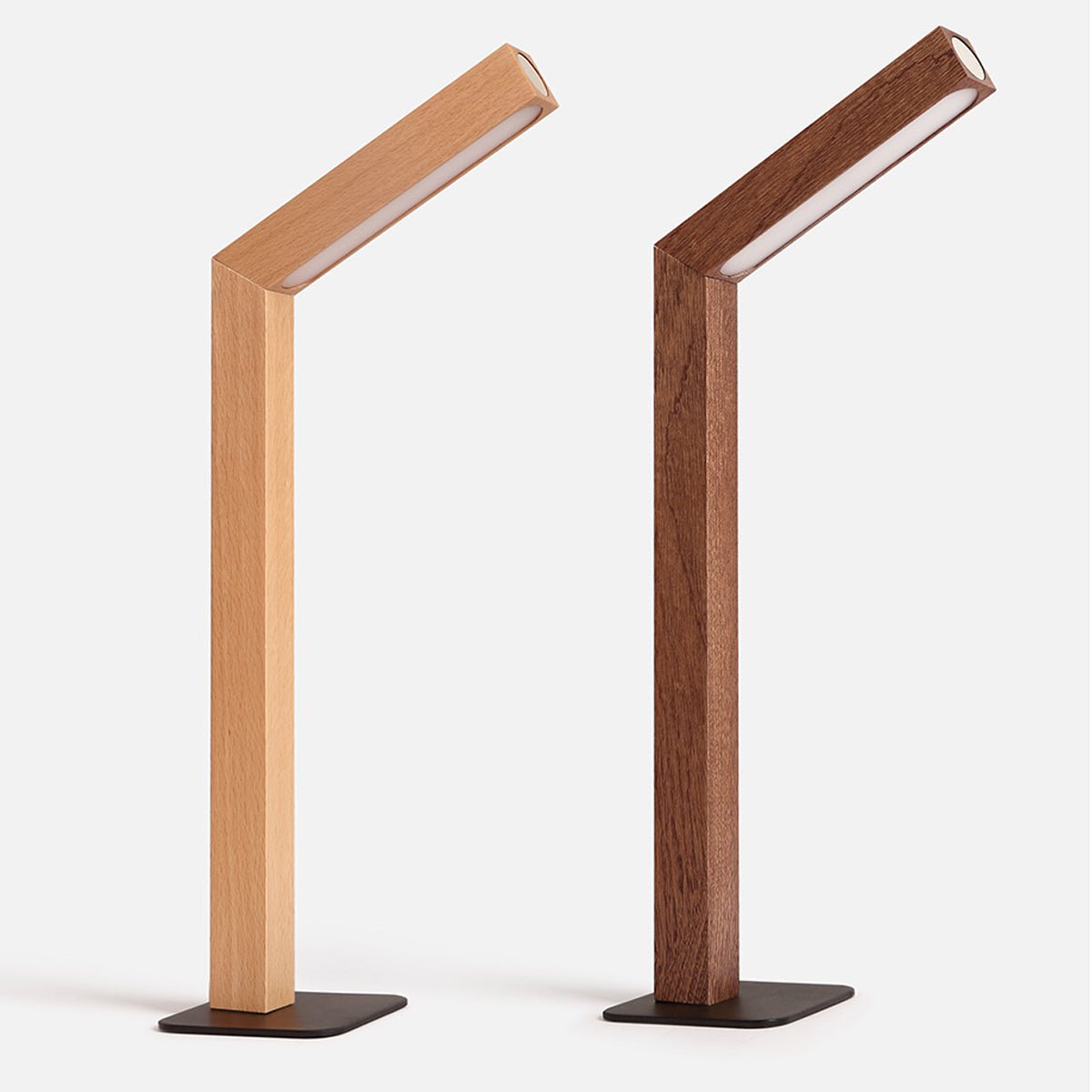 Lampe de Table en Bois à LED Dimmable Minimaliste Moderne
