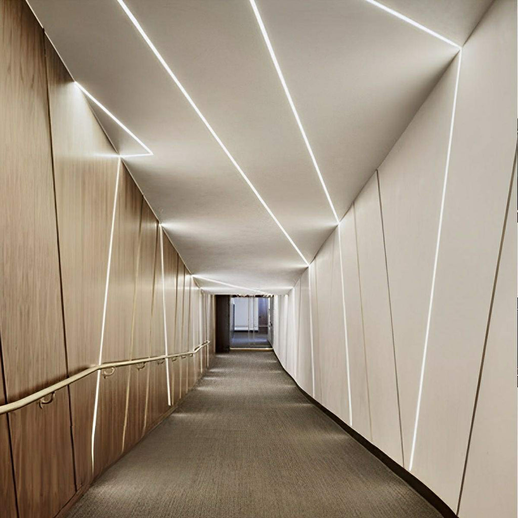 Accessoires de fixation pour éclairage linéaire LED flexible encastré