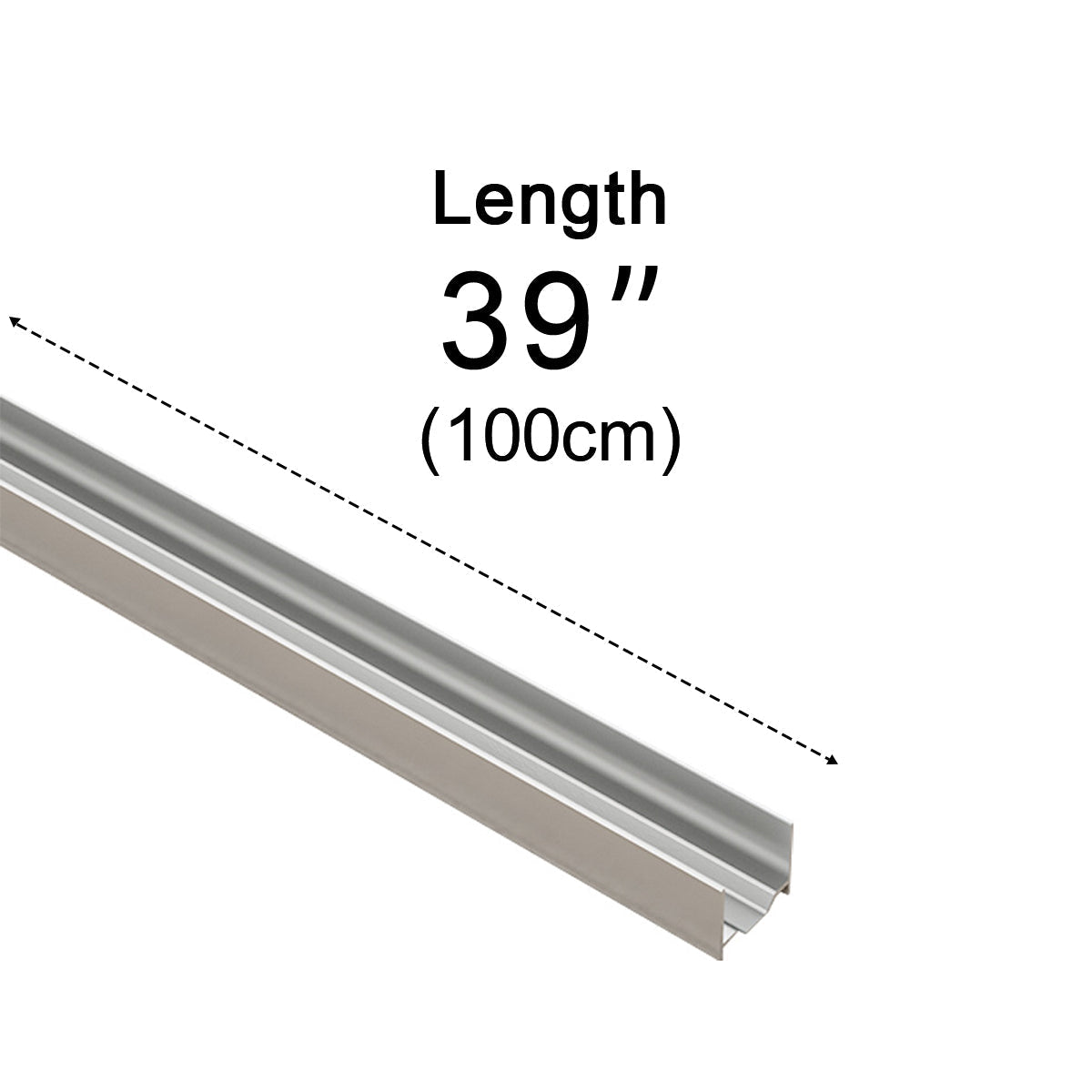 Accessoires de fixation pour éclairage linéaire LED flexible encastré