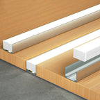 Accessoires de fixation pour éclairage linéaire LED flexible encastré