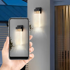 Applique Murale Moderne Étanche en Cristal à Bulles Rectangulaire LED