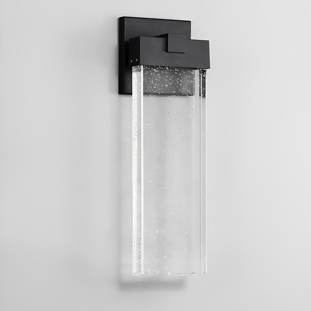 Applique Murale Moderne Étanche en Cristal à Bulles Rectangulaire LED