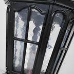 Lumières de Capuchon de Poteau de Clôture Étanches LED en Forme de Pavillon Rétro