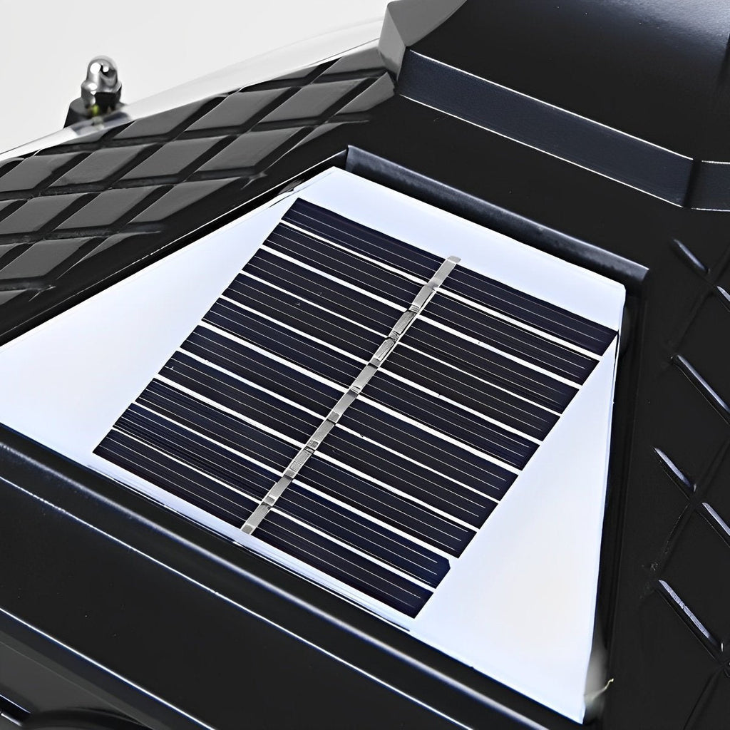 Lumières de Capuchon de Poteau de Clôture Étanches LED en Forme de Pavillon Rétro