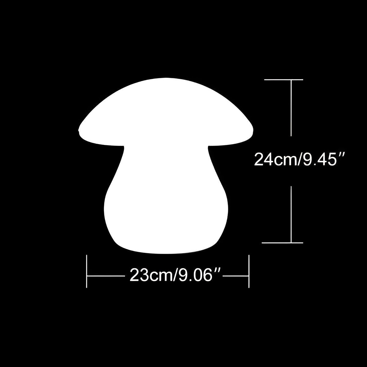 Lampe de Table LED Champignon RGB