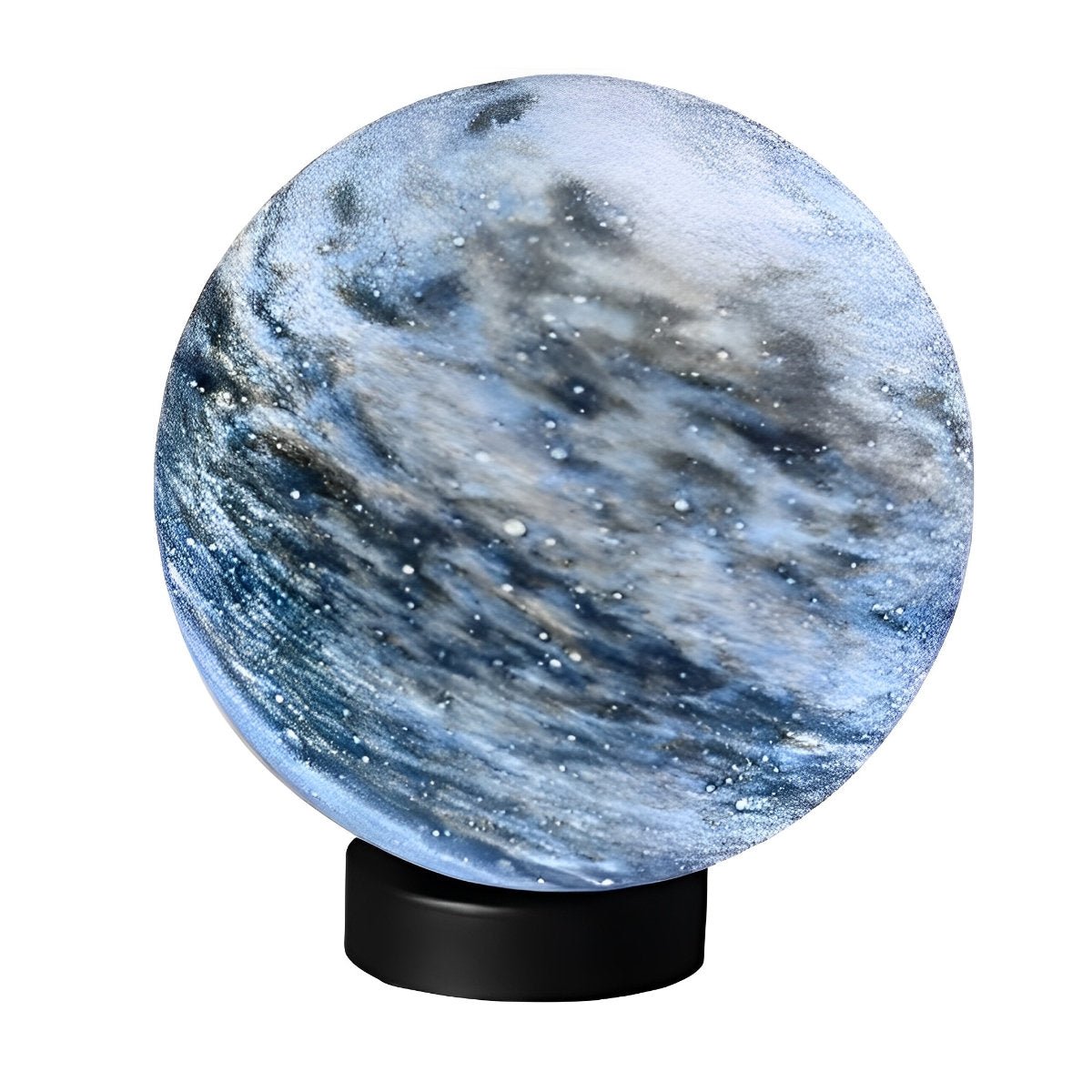 Lumières de poteau d'extérieur modernes étanches en verre rond design planètes