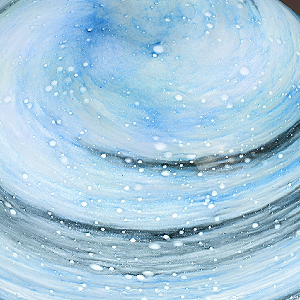 Lumières de poteau d'extérieur modernes étanches en verre rond design planètes