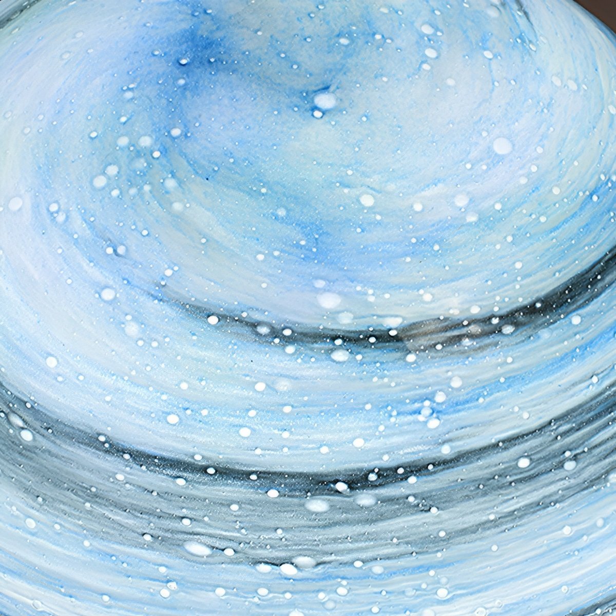 Lumières de poteau d'extérieur modernes étanches en verre rond design planètes