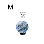 Lumières de poteau d'extérieur modernes étanches en verre rond design planètes