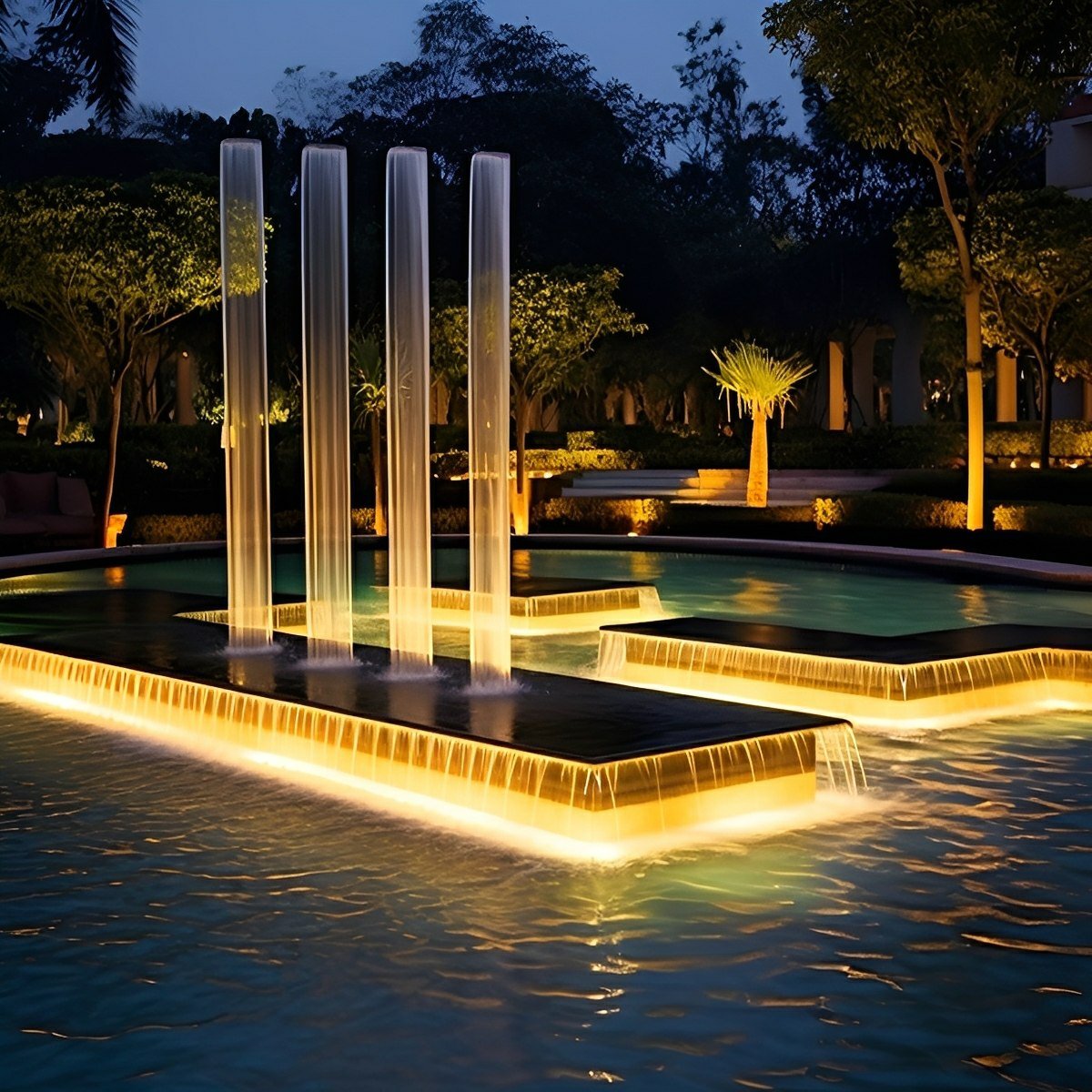 Lumière LED linéaire flexible encastrée étanche à énergie solaire DIY