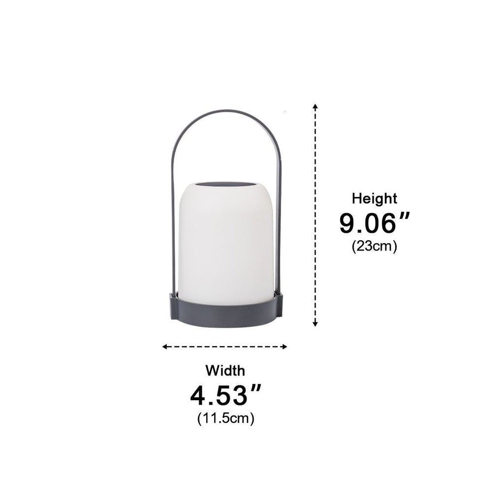 Lampe de Table LED Solaire Étanche Rechargeable pour Extérieur