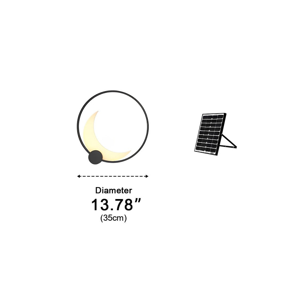 Appliques Murales Extérieures Étanches en Lune