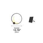 Appliques Murales Extérieures Étanches en Lune