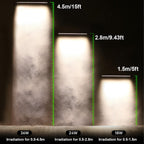 Lumières de lavage mural LED étanches pour extérieur