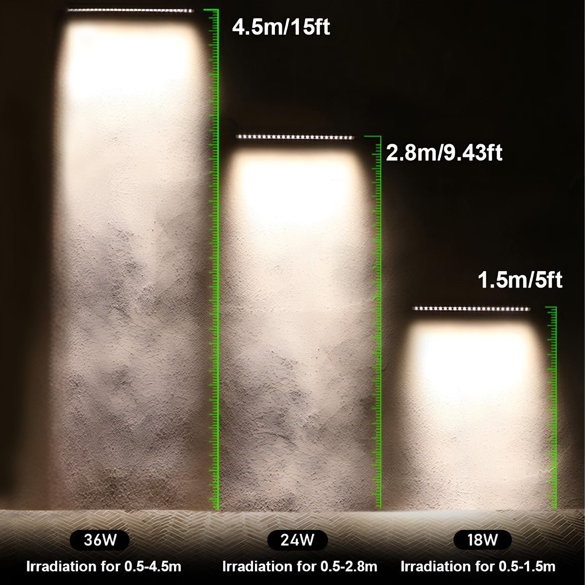 Lumières de lavage mural LED étanches pour extérieur
