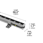 Lumières de lavage mural LED étanches pour extérieur