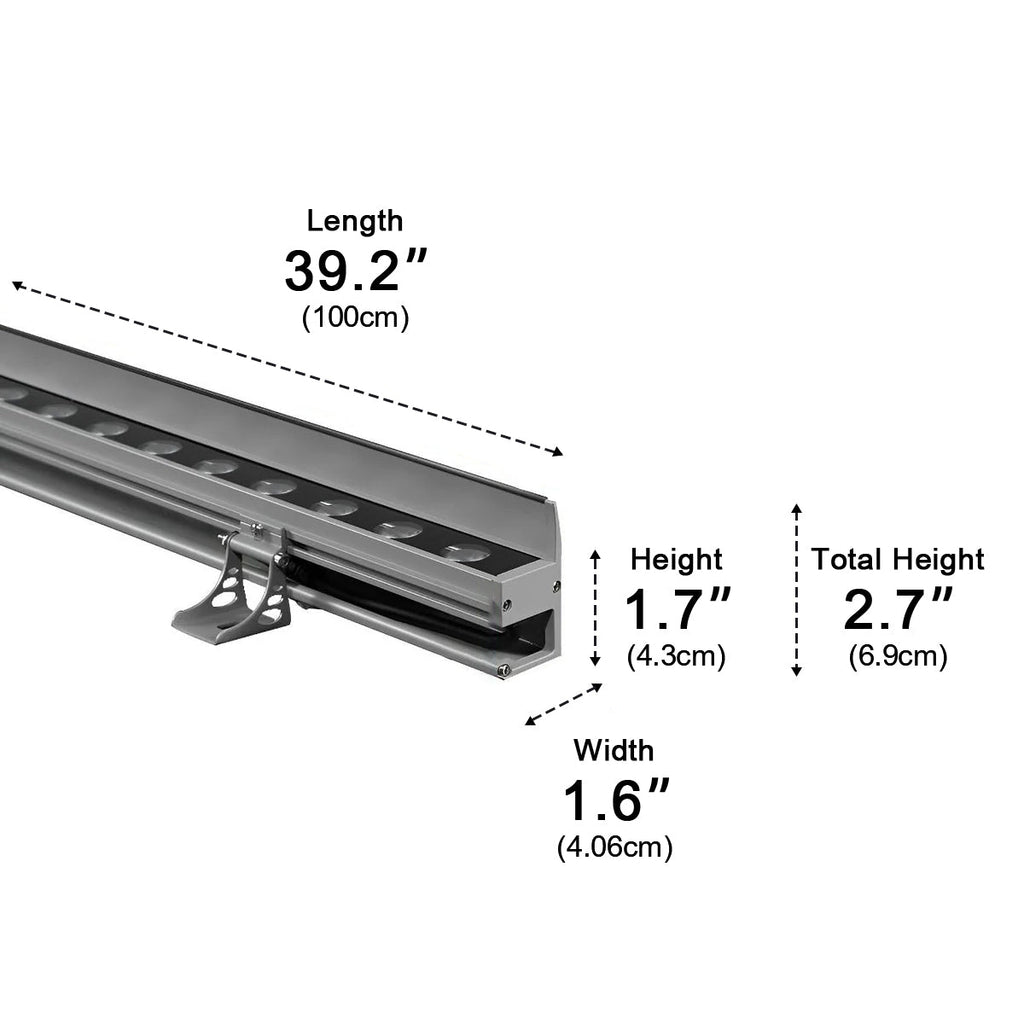 Lumières de lavage mural LED étanches pour extérieur