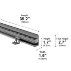 Lumières de lavage mural LED étanches pour extérieur