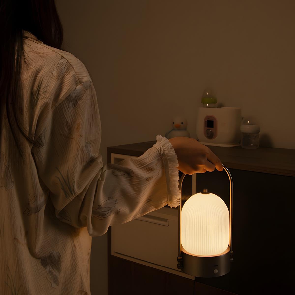 Lampe de Table LED Dimmable Sensible au Toucher Rechargeable