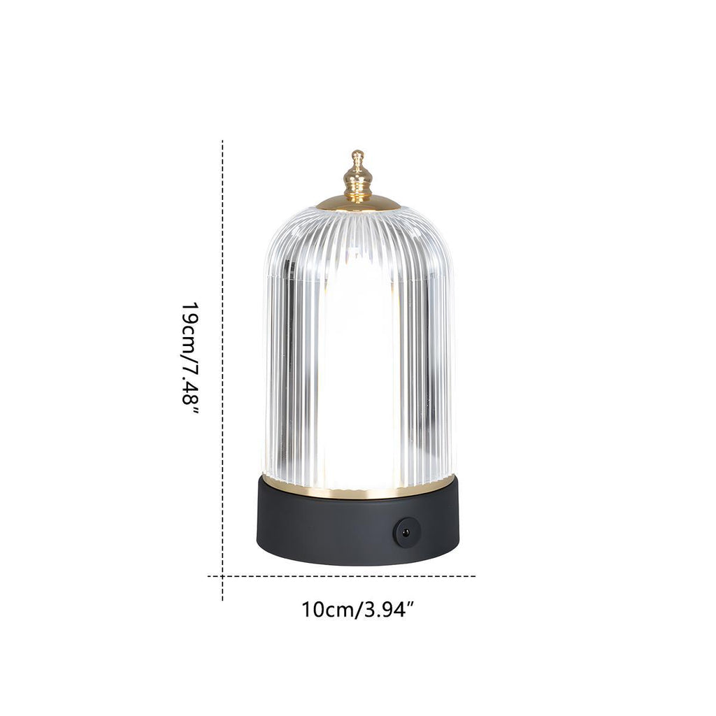 Lampe de Table Atmosphère Vintage Dimmable Rechargeable