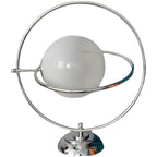Lampe de Table Vintage en Verre avec Globe Rotatif