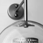 Appliques Murales LED en Verre Globe Industriel Vintage de Luxe