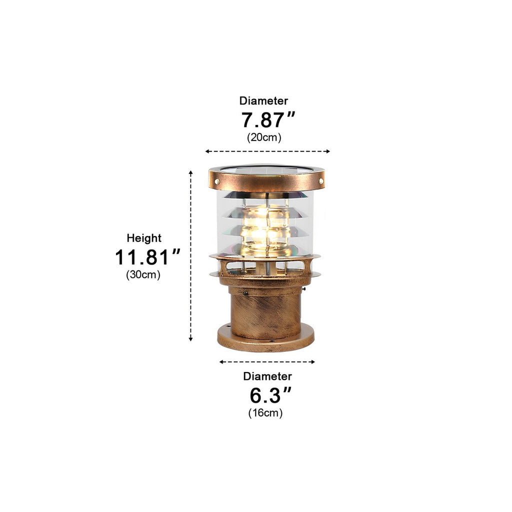 Éclairage de paysage extérieur LED cylindrique étanche à plusieurs niveaux