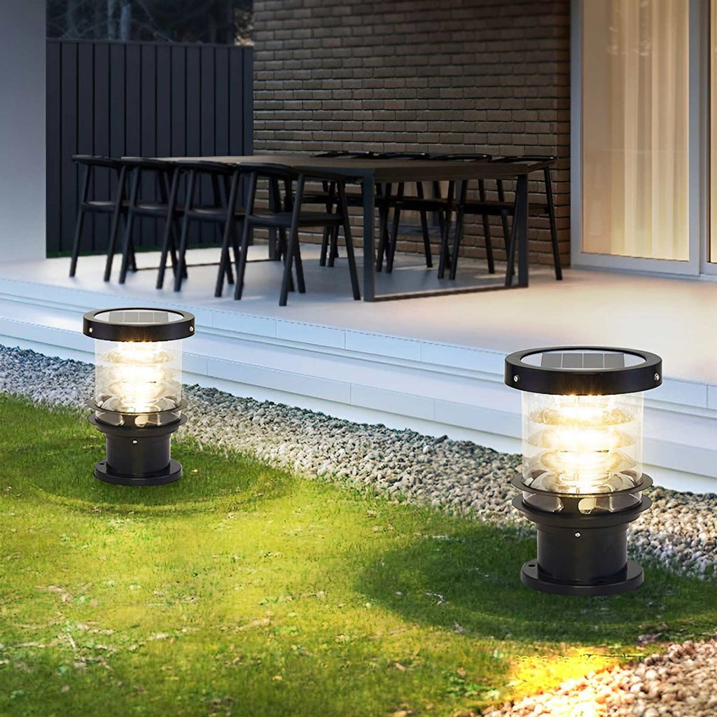 Éclairage de paysage extérieur LED cylindrique étanche à plusieurs niveaux