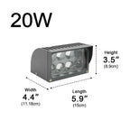 Projecteurs muraux extérieurs modernes LED étanches IP65