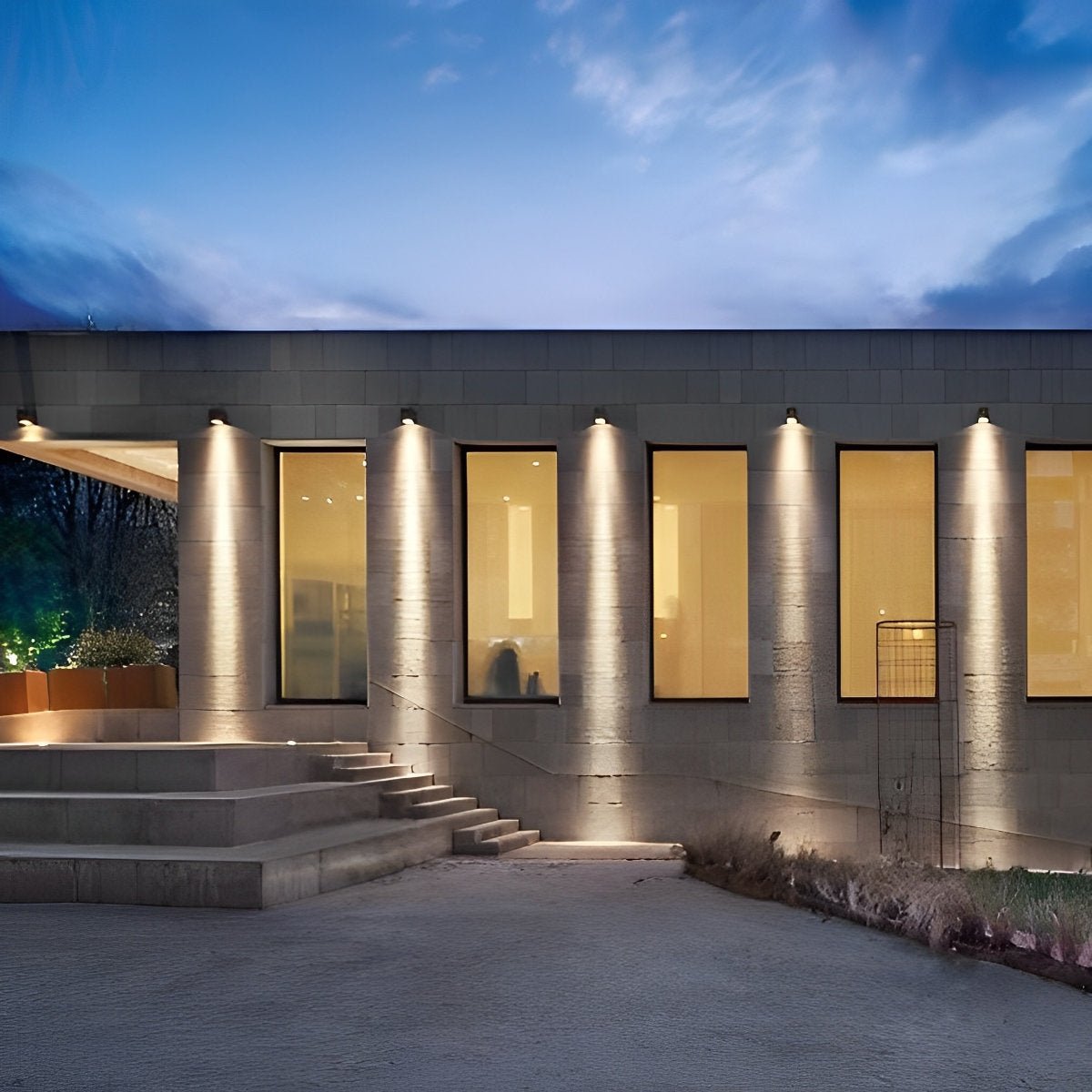 Projecteurs muraux extérieurs modernes LED étanches IP65