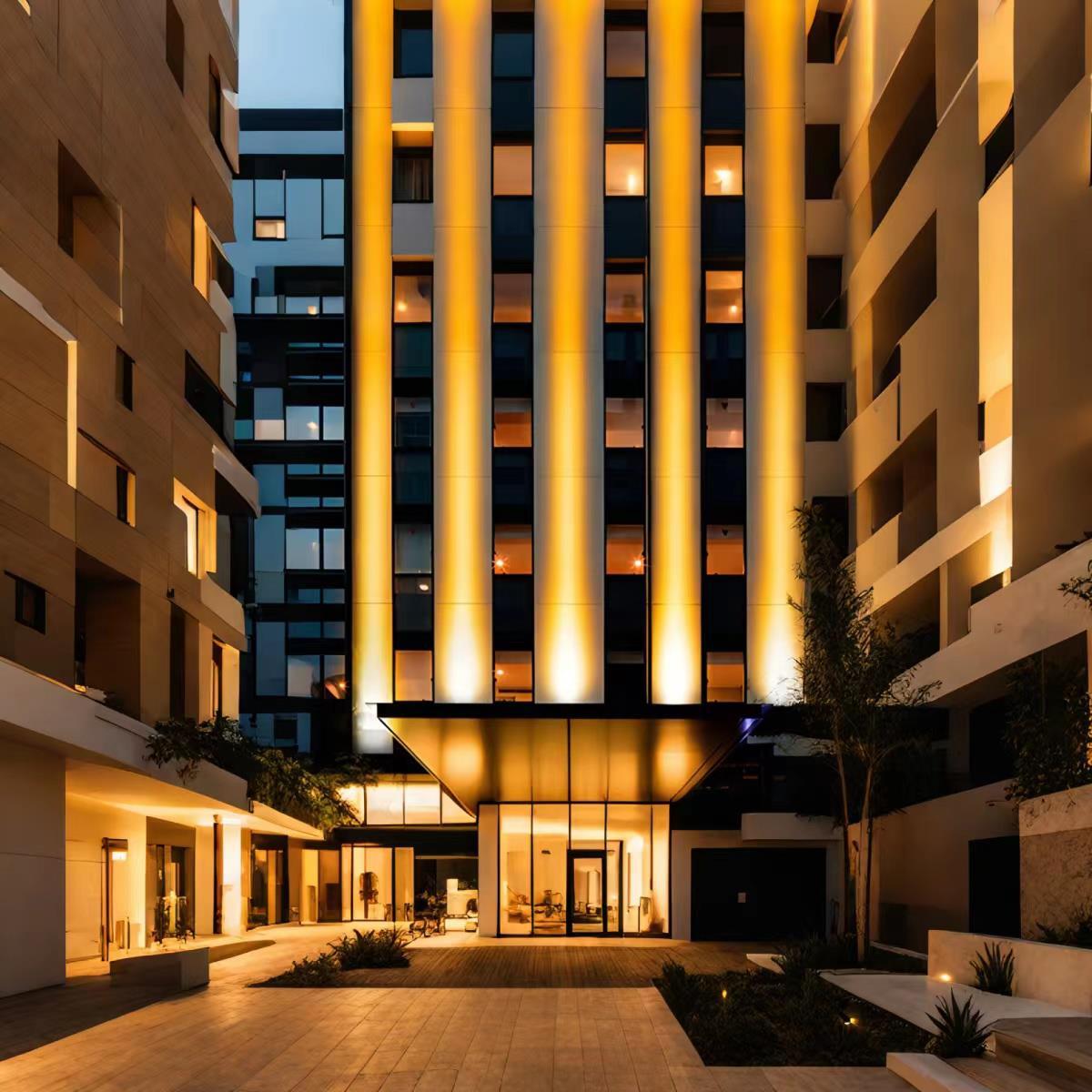 Projecteurs muraux extérieurs modernes LED étanches IP65