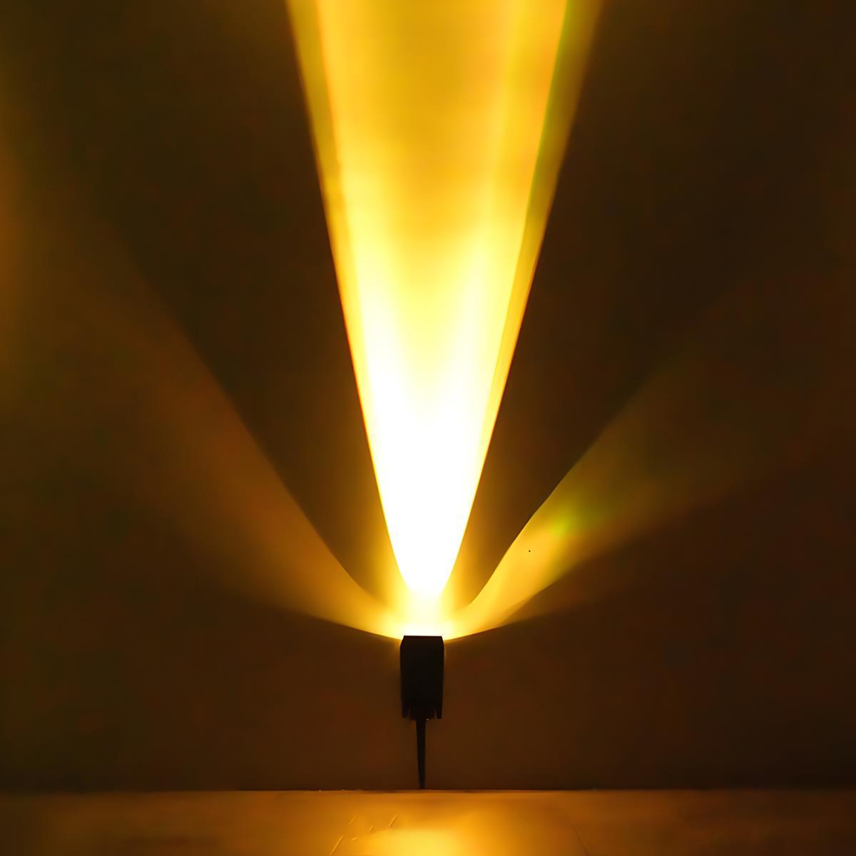 Projecteur solaire LED étanche à zoom multiple pour éclairage de paysage