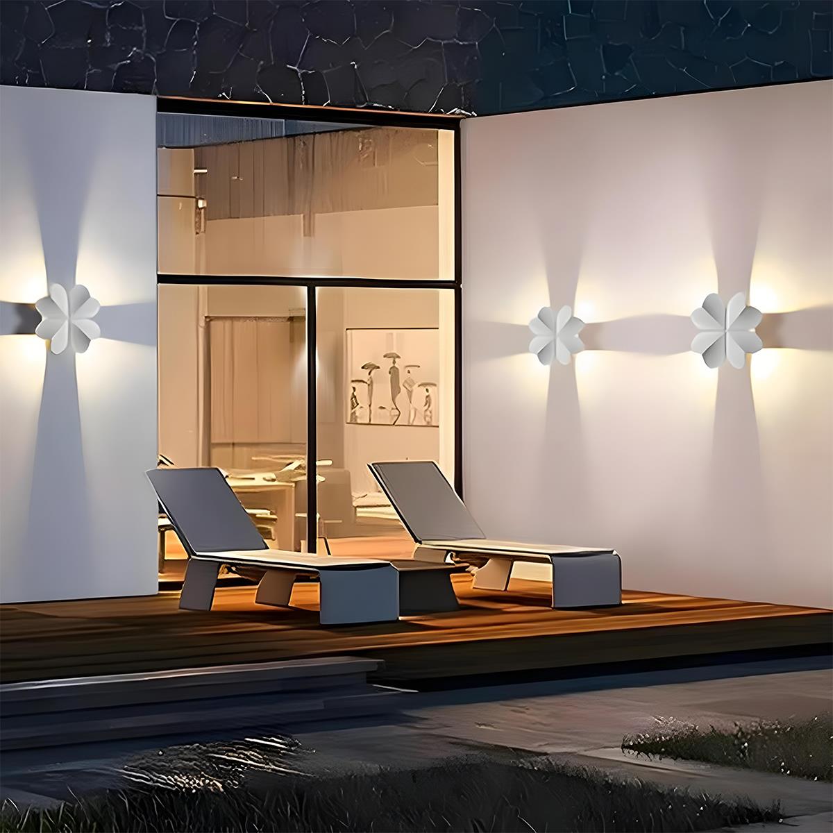 Appliques Murales LED Extérieures Modernes en Forme d'Animal Étanches