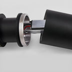 Luminaires de colonne moderne étanches en cylindre long