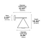 Appliques Murales Extérieures LED Bell Modernes Étanches