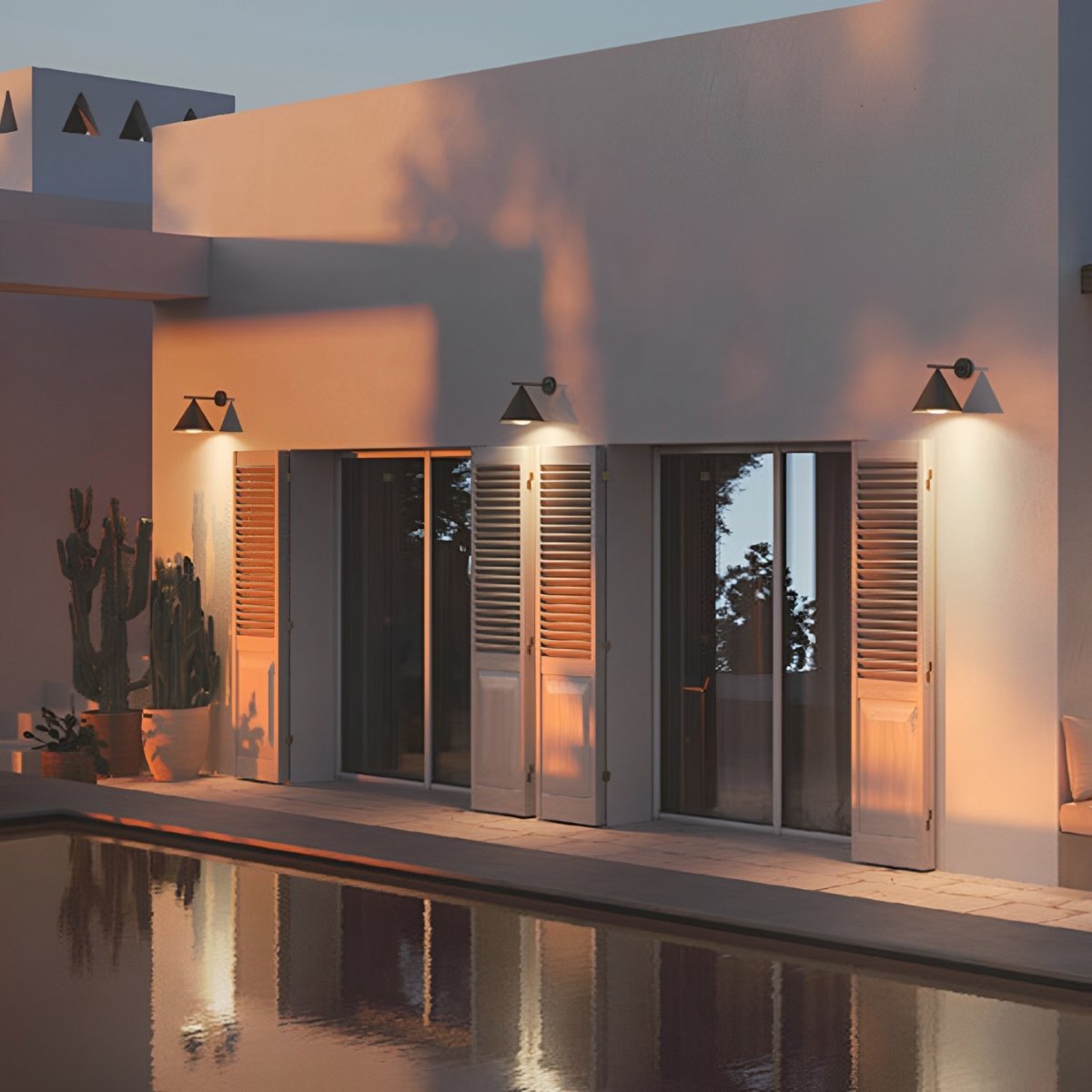 Appliques Murales Extérieures LED Bell Modernes Étanches