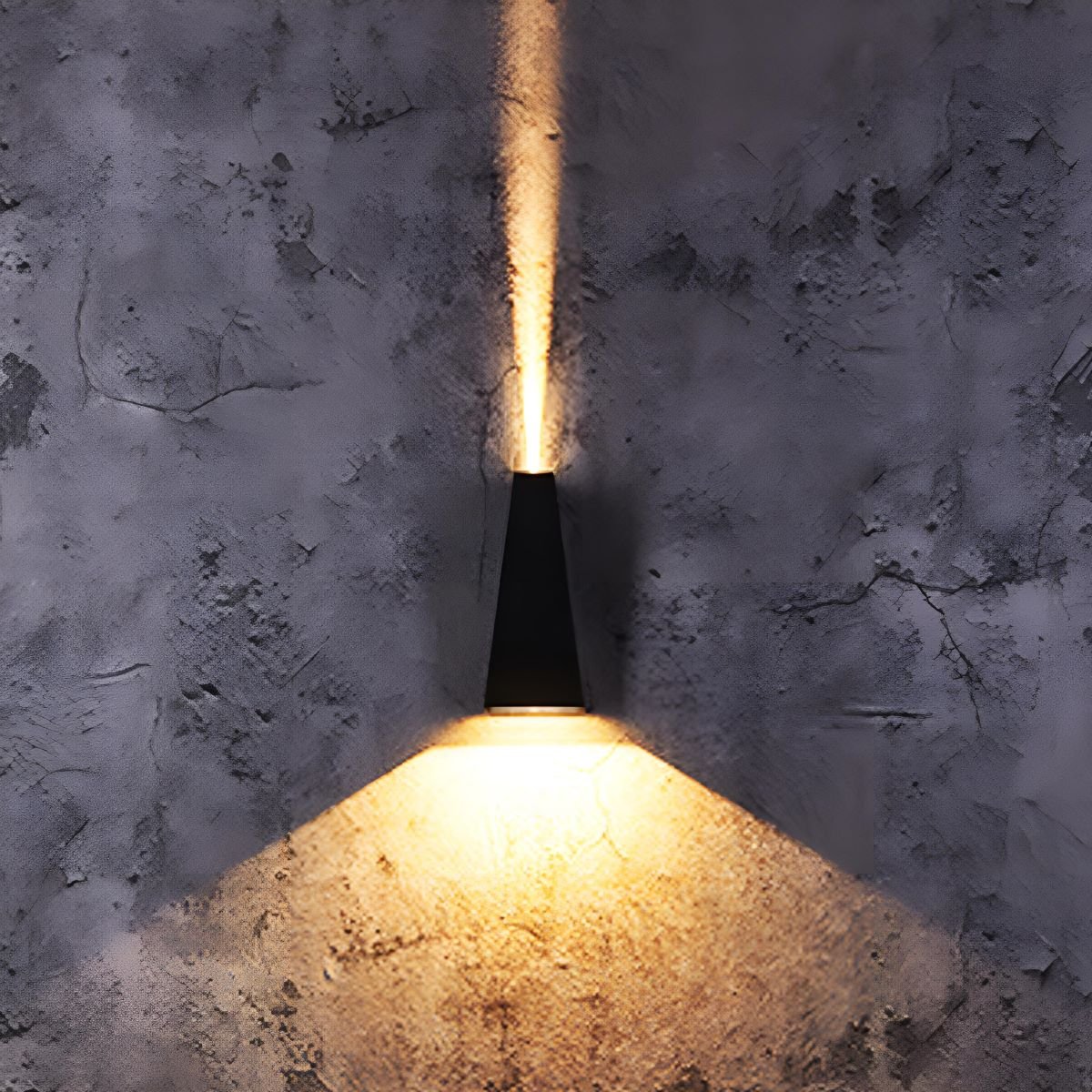 Projecteur mural extérieur LED moderne étanche à faisceau montant et descendant