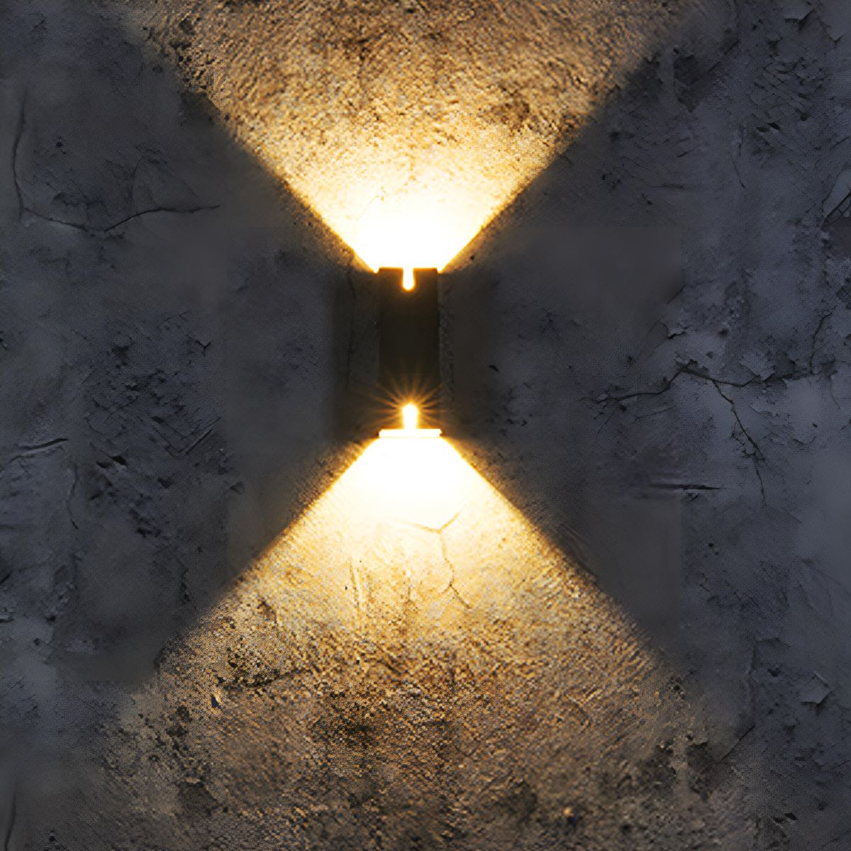 Projecteur mural extérieur LED moderne étanche à faisceau montant et descendant