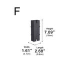 Projecteur mural extérieur LED moderne étanche à faisceau montant et descendant