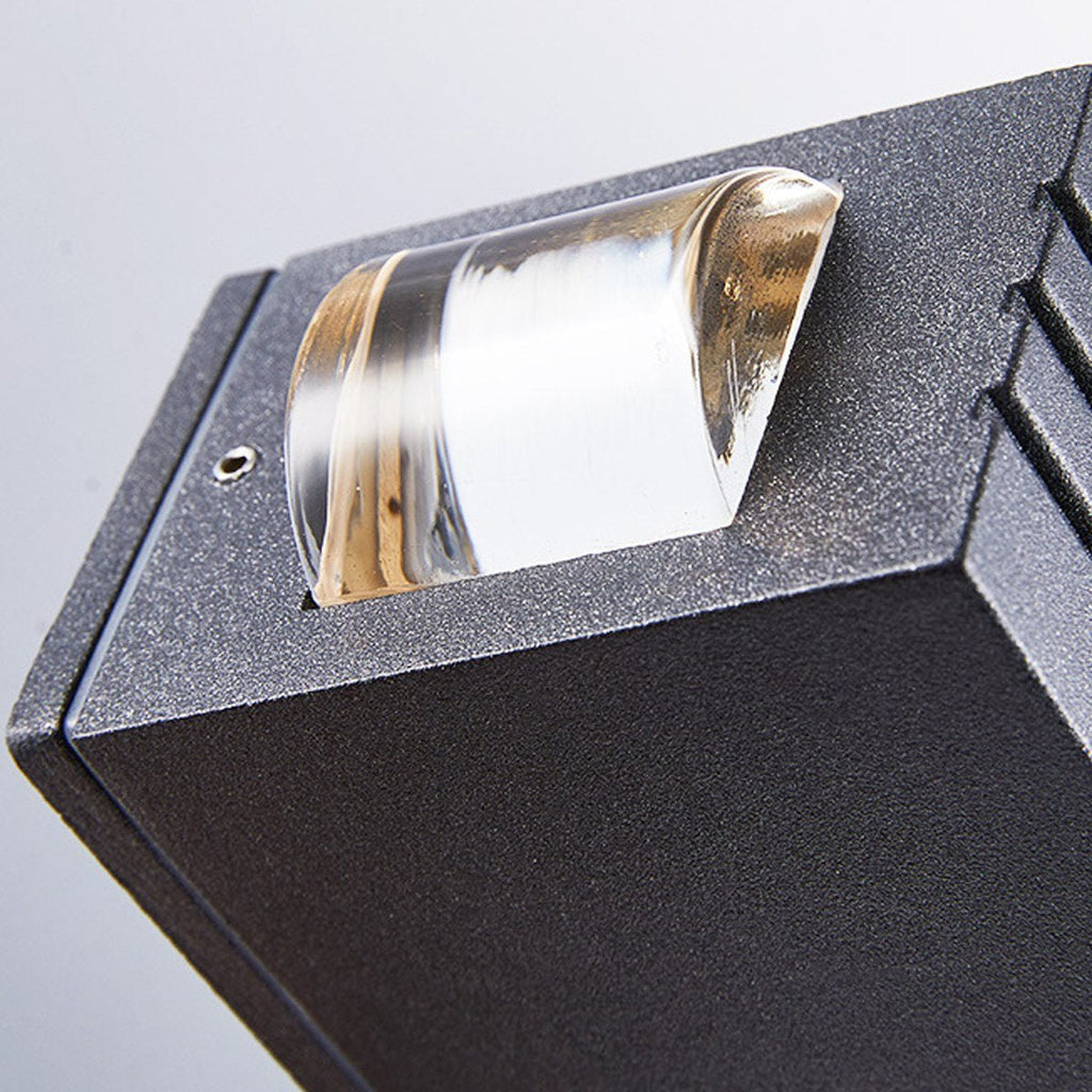 Projecteur mural extérieur LED moderne étanche à faisceau montant et descendant