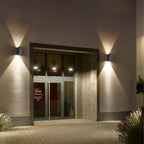 Projecteur mural extérieur LED moderne étanche à faisceau montant et descendant