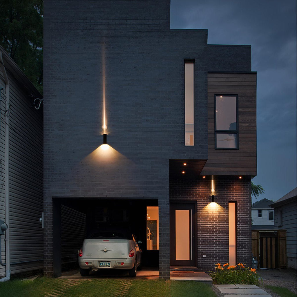 Projecteur mural extérieur LED moderne étanche à faisceau montant et descendant