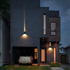 Projecteur mural extérieur LED moderne étanche à faisceau montant et descendant