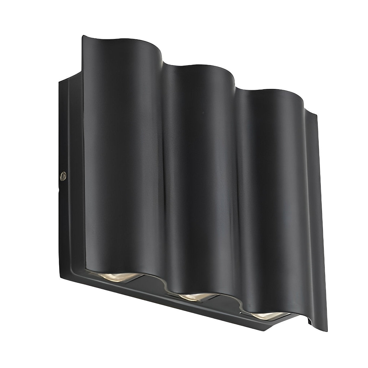 Applique Murale Moderne Étanche à Ondes d'Eau Haut et Bas