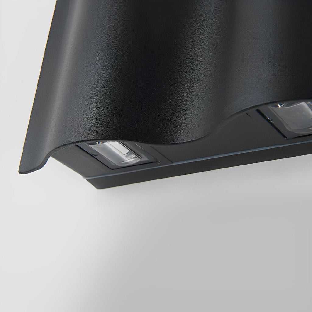 Applique Murale Moderne Étanche à Ondes d'Eau Haut et Bas