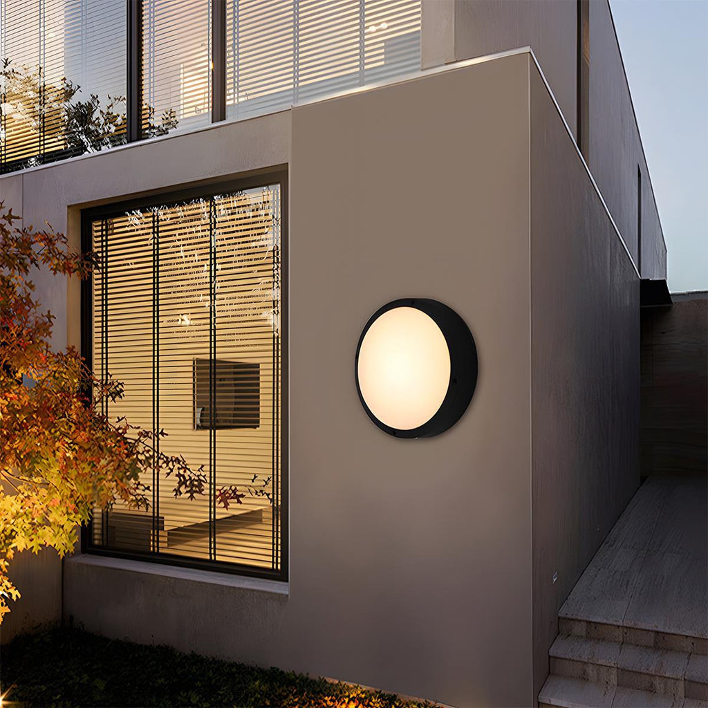 Lumière de porche ronde LED extérieure étanche