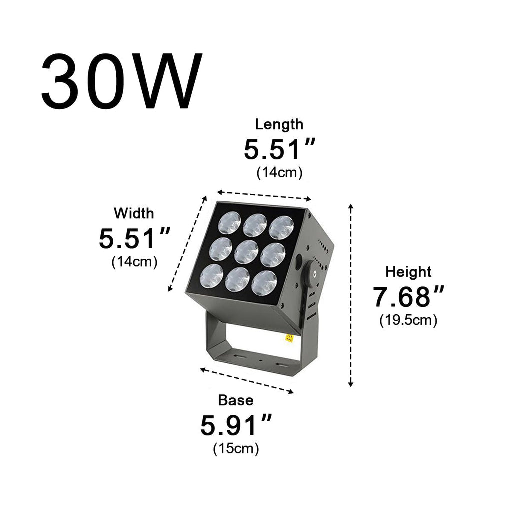 Projecteurs muraux extérieurs modernes LED étanches IP65