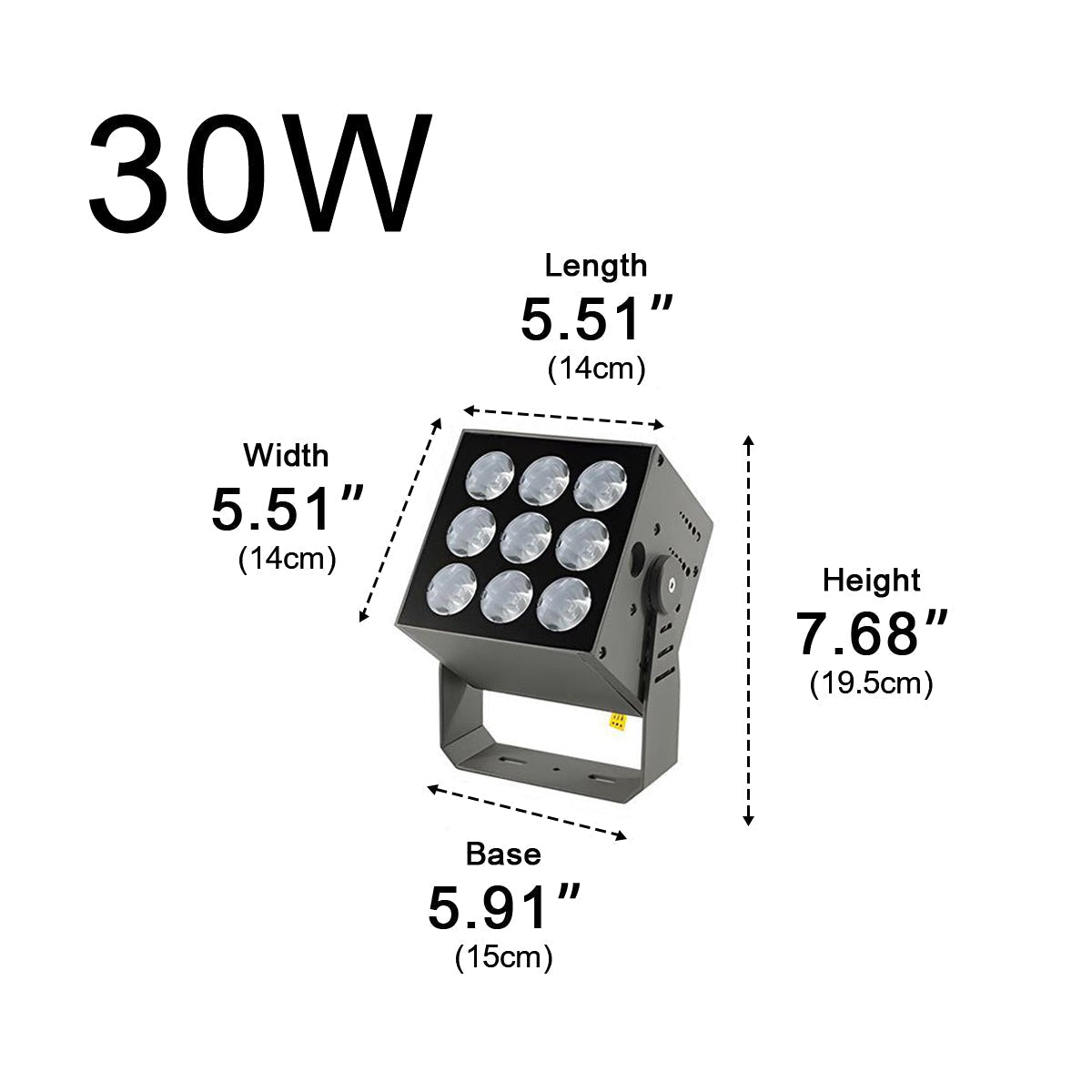Projecteurs muraux extérieurs modernes LED étanches IP65