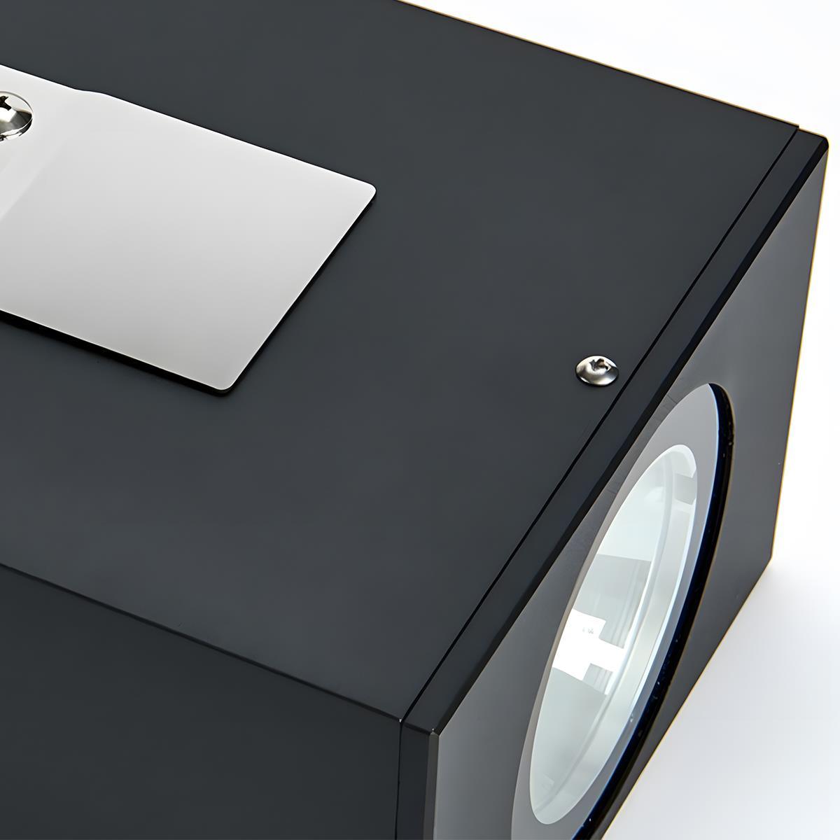 Luminaires muraux extérieurs rectangulaires étanches haut et bas