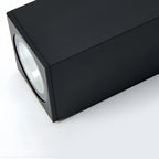 Luminaires muraux extérieurs rectangulaires étanches haut et bas